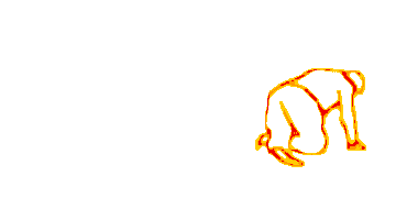 a figure of a person tumbling