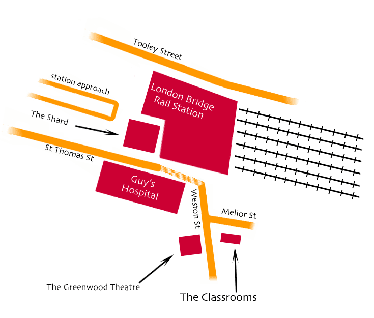 a map for The Classrooms